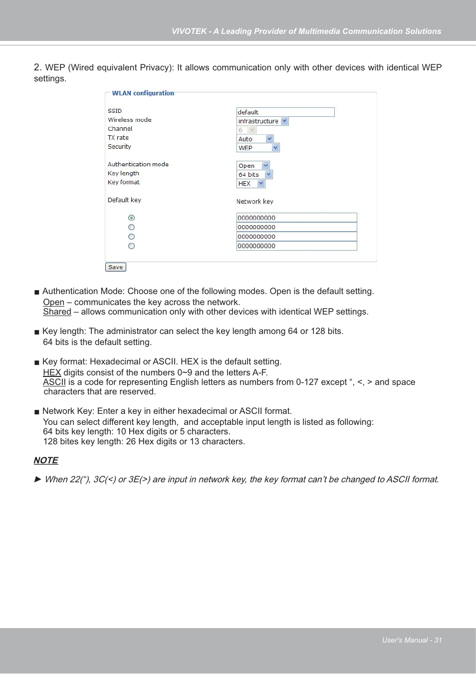 Vivotek IP7133/IP7134 User Manual | Page 31 / 87