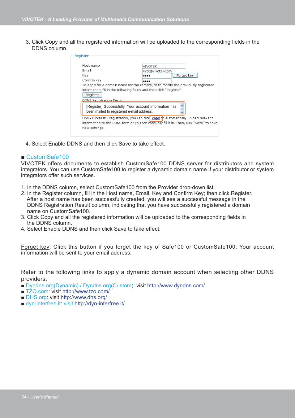 Vivotek IP7133/IP7134 User Manual | Page 34 / 87