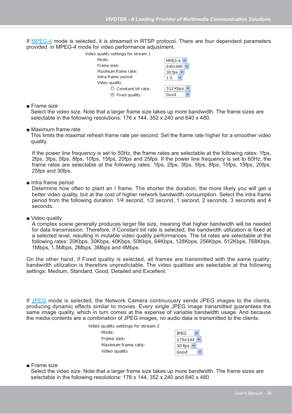 Vivotek IP7133/IP7134 User Manual | Page 39 / 87