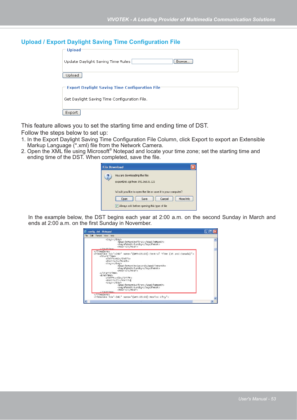 Vivotek IP7133/IP7134 User Manual | Page 53 / 87