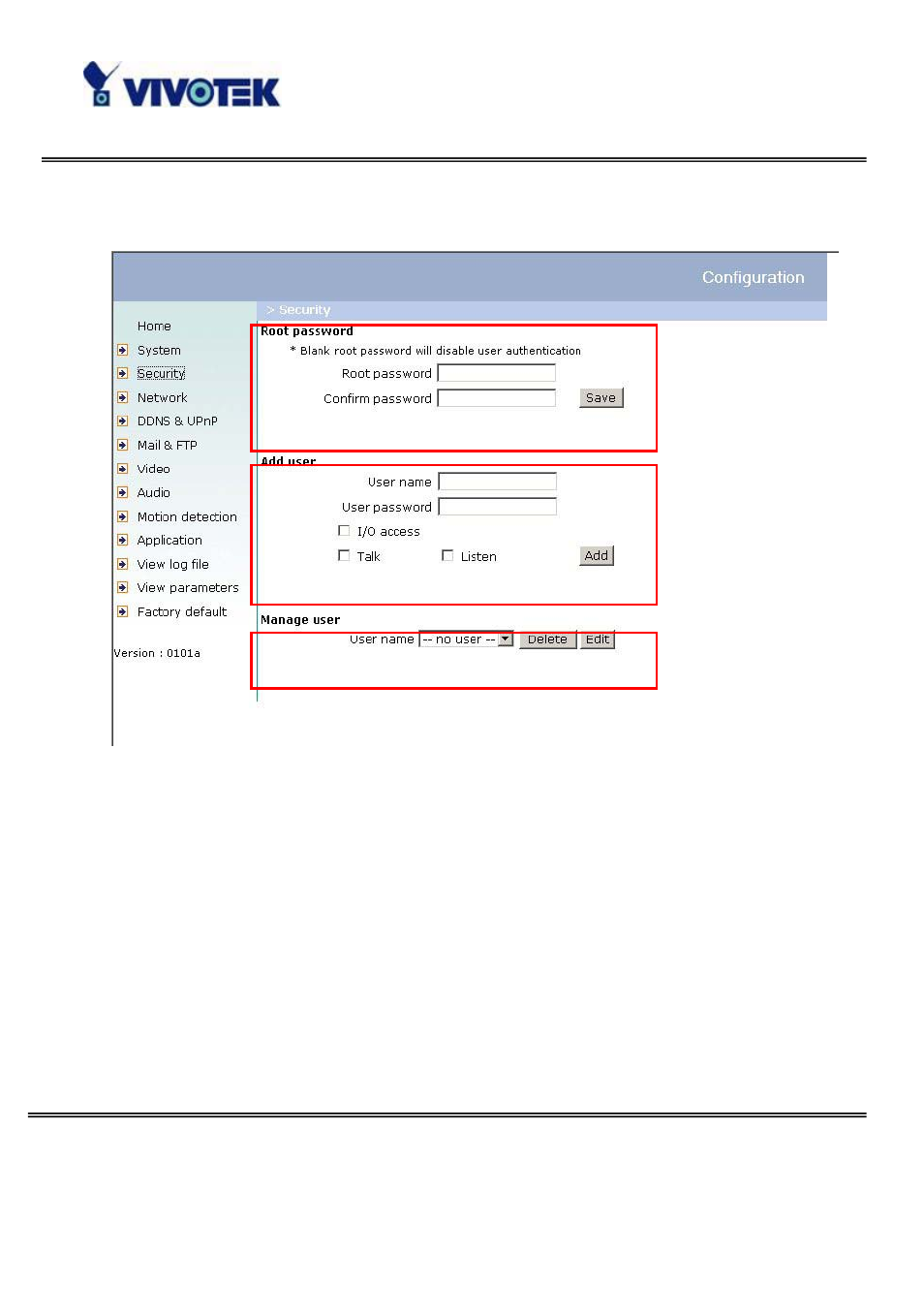 Opening accounts for new users | Vivotek v User Manual | Page 24 / 91