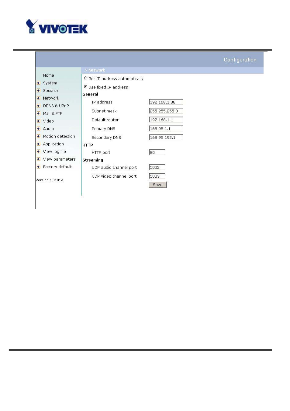 Vivotek v User Manual | Page 40 / 91