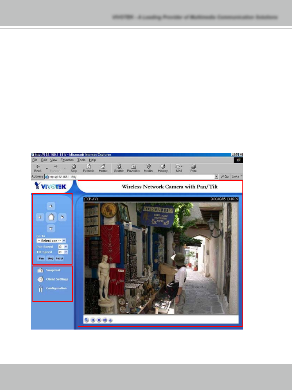 Primary user’s capability, Main screen with camera view | Vivotek PT71373GPP/ISMA User Manual | Page 17 / 84