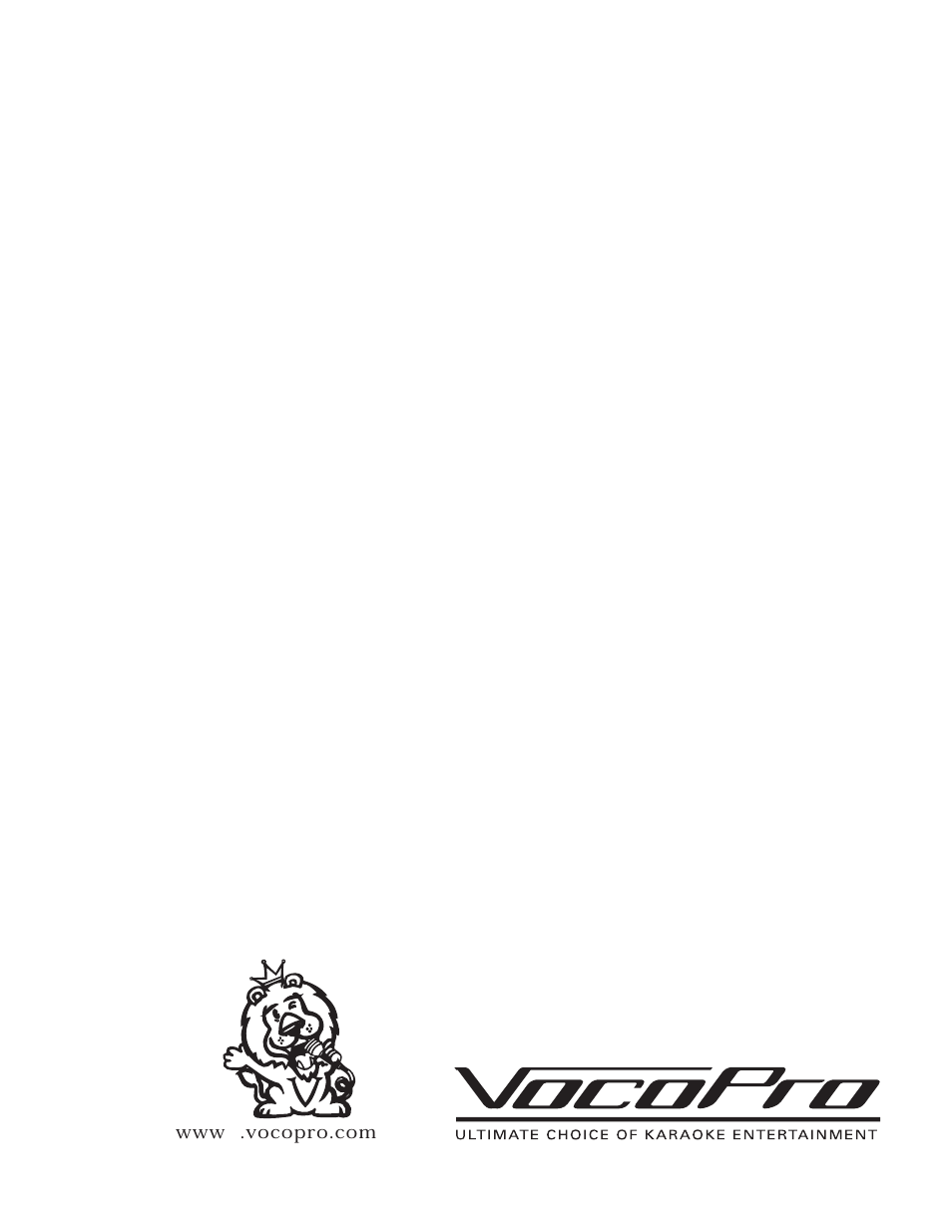 VocoPro DVX-580G User Manual | Page 27 / 27