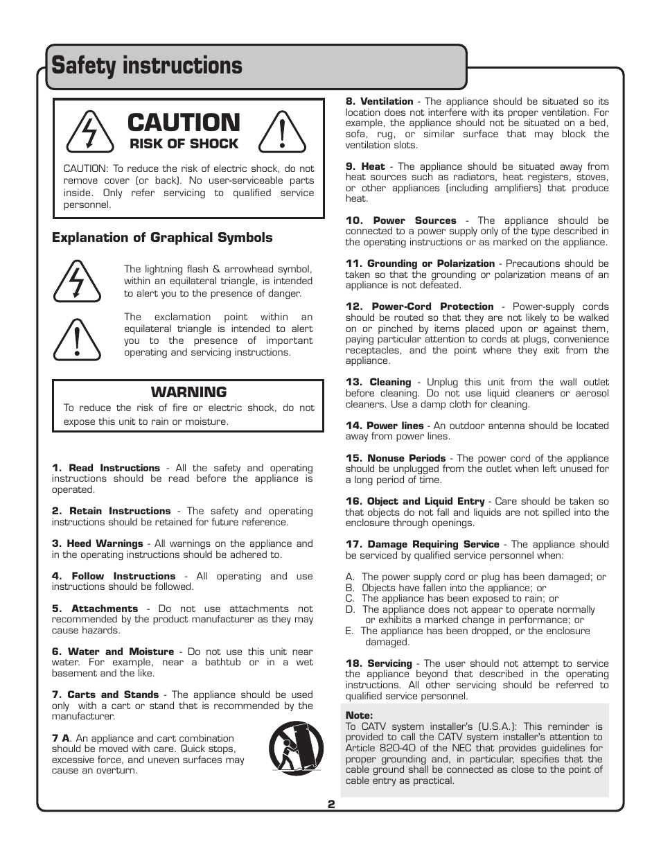 VocoPro CDG-X3P II User Manual | Page 3 / 24