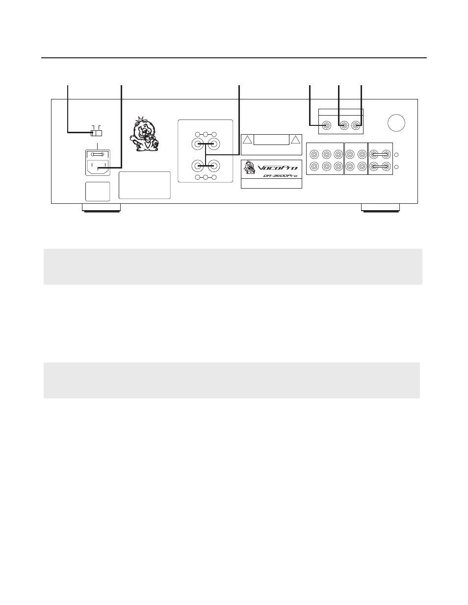 Pg 11 rear description.pdf, Rear panel descriptions | VocoPro DA-3600Pro2 User Manual | Page 13 / 24