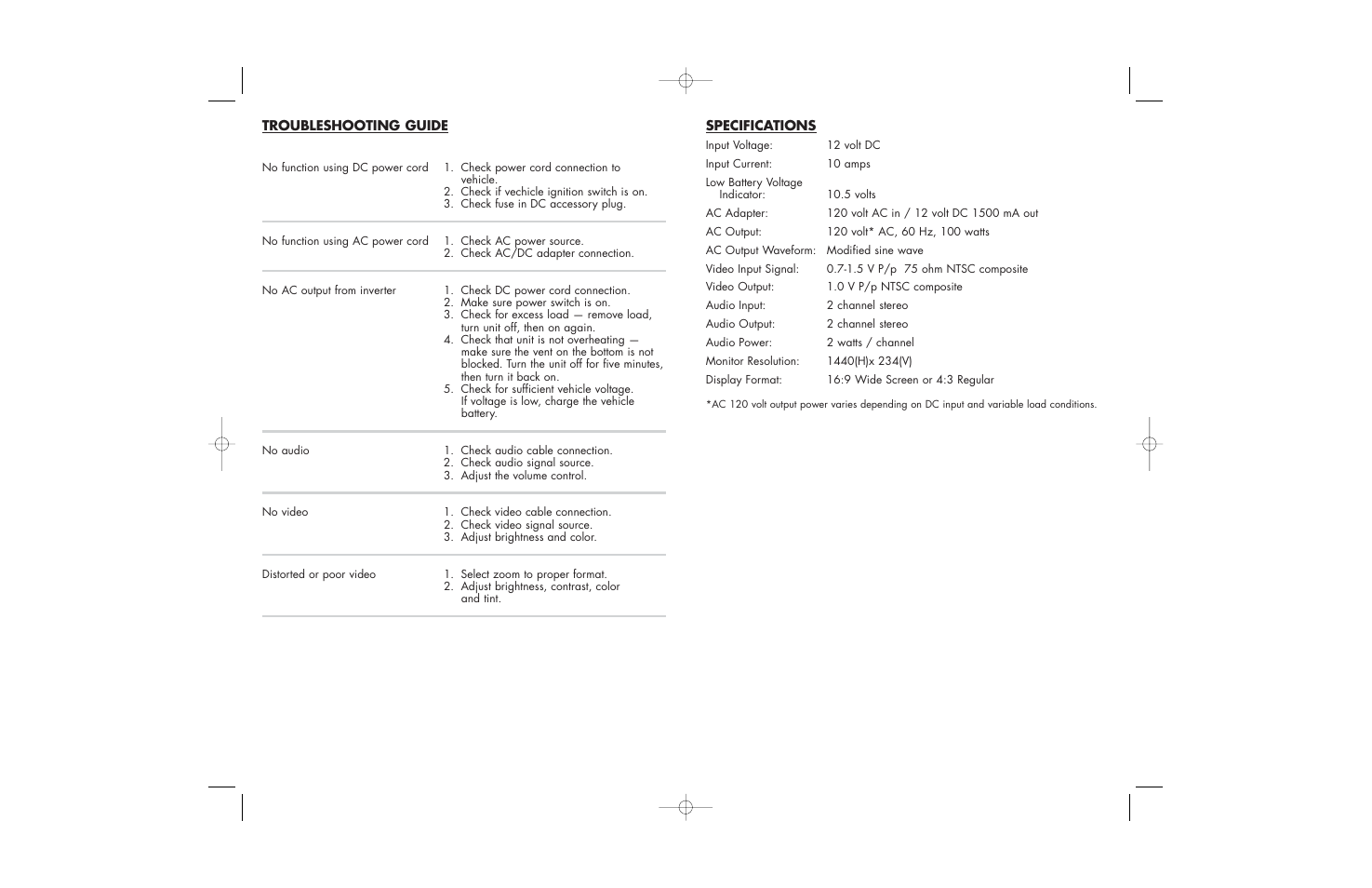 Vector iMobile VEC401 User Manual | Page 8 / 8