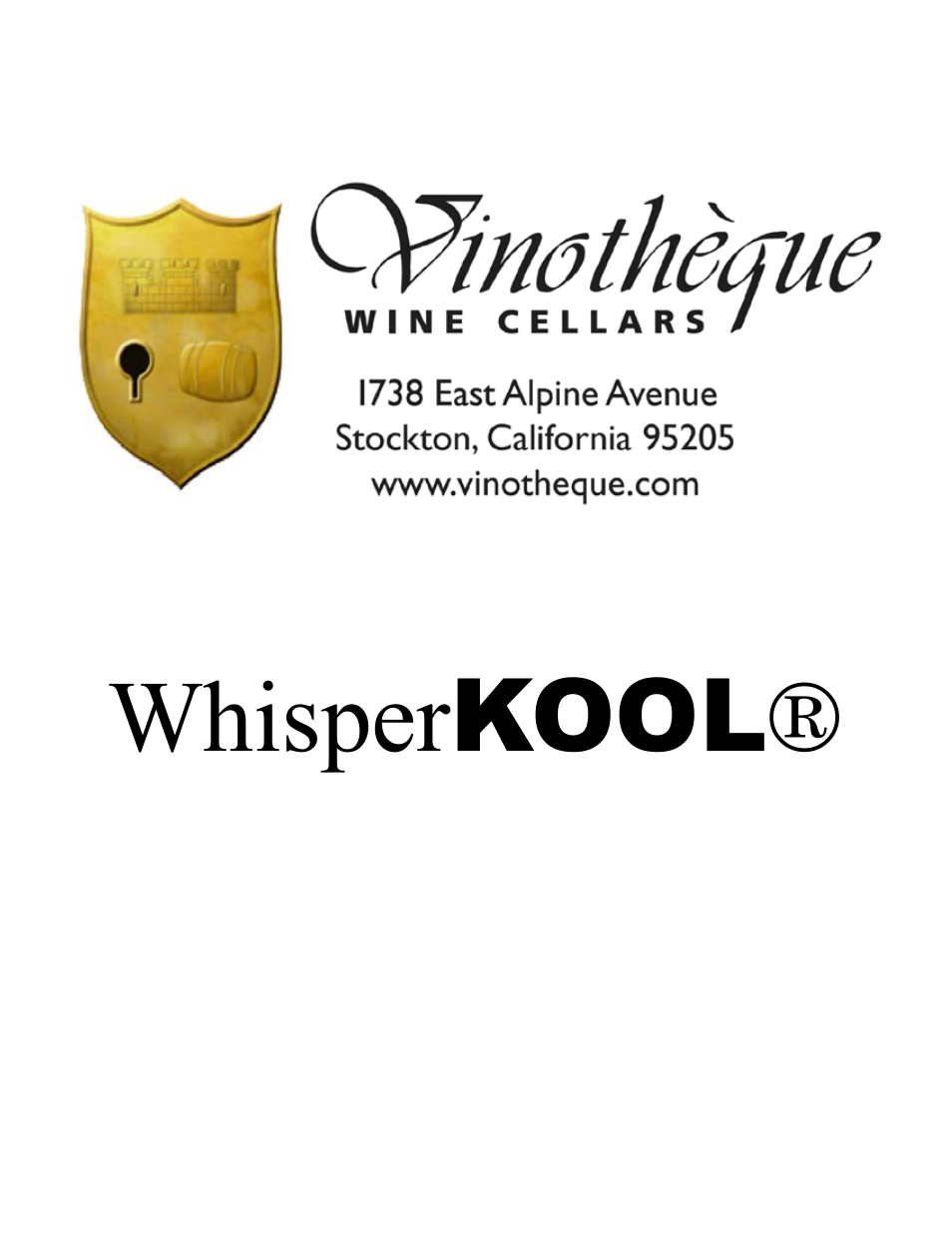 Vinothèque Large XLT User Manual | Page 8 / 8