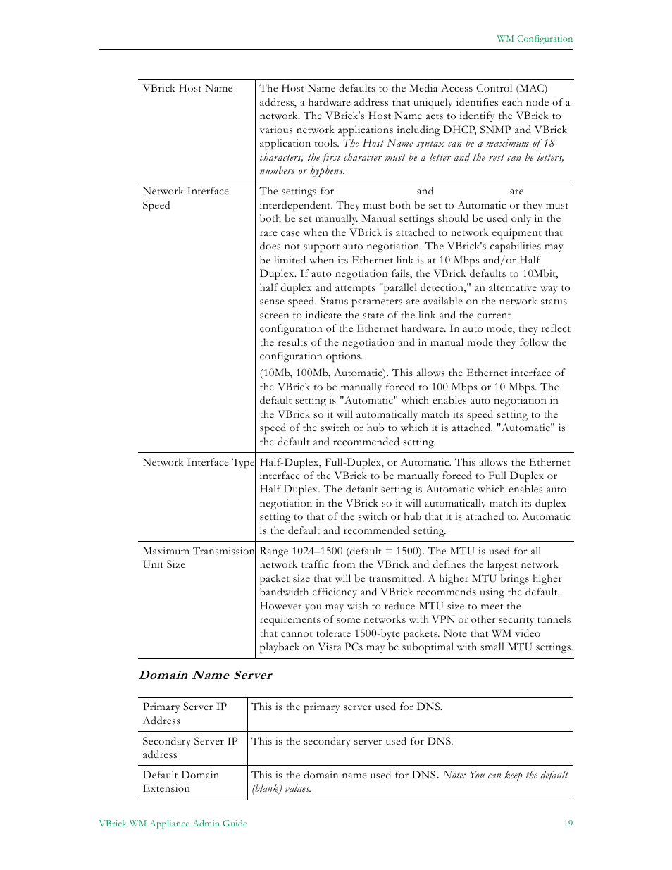 VBrick Systems VBRICK APPLIANCE VB6000 User Manual | Page 29 / 156