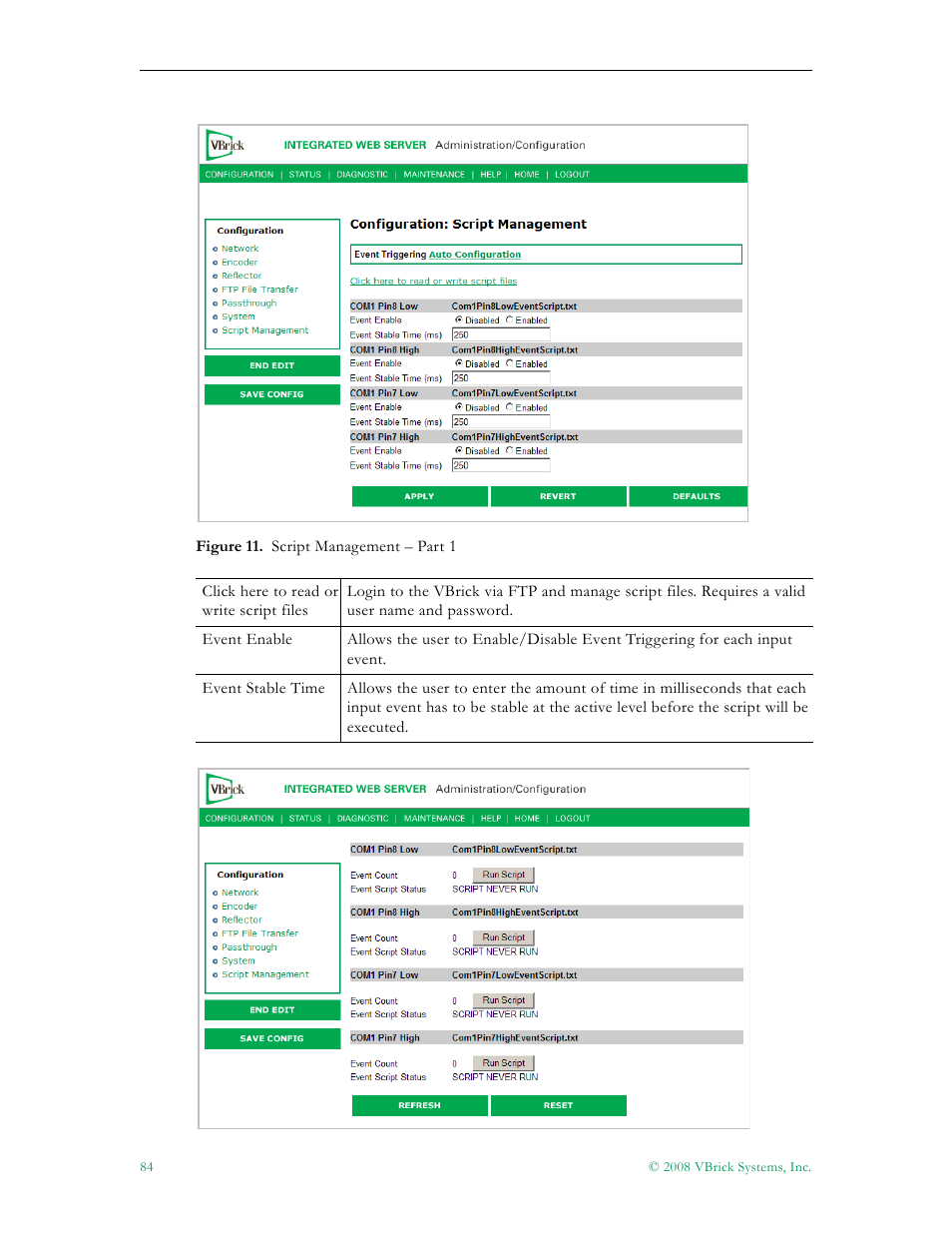 VBrick Systems VBRICK APPLIANCE VB6000 User Manual | Page 94 / 156
