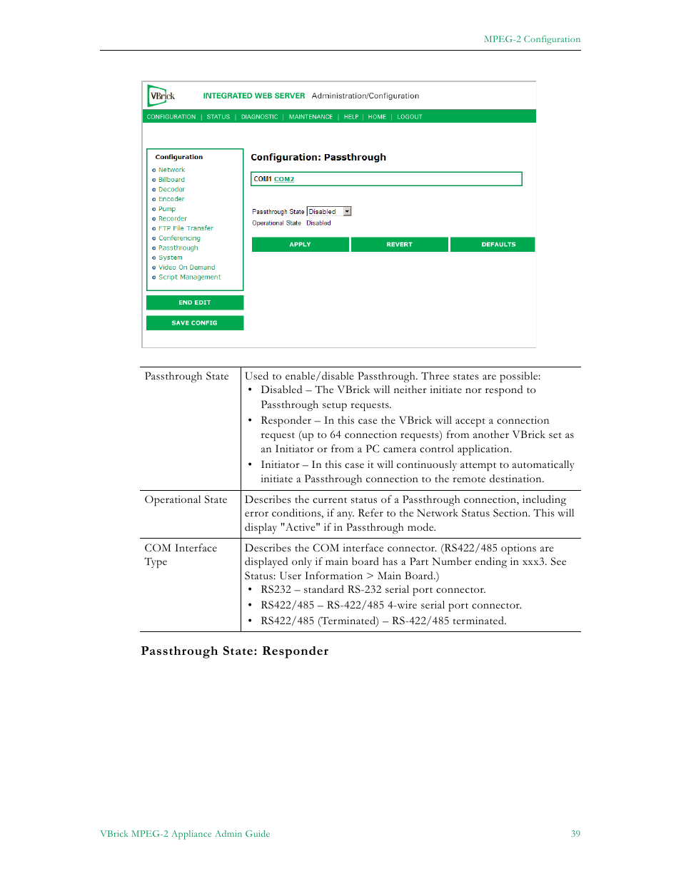 VBrick Systems VB5000 User Manual | Page 47 / 124