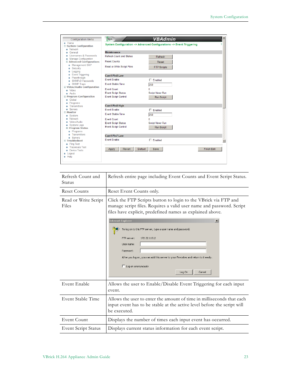 VBrick Systems 7000 User Manual | Page 29 / 76