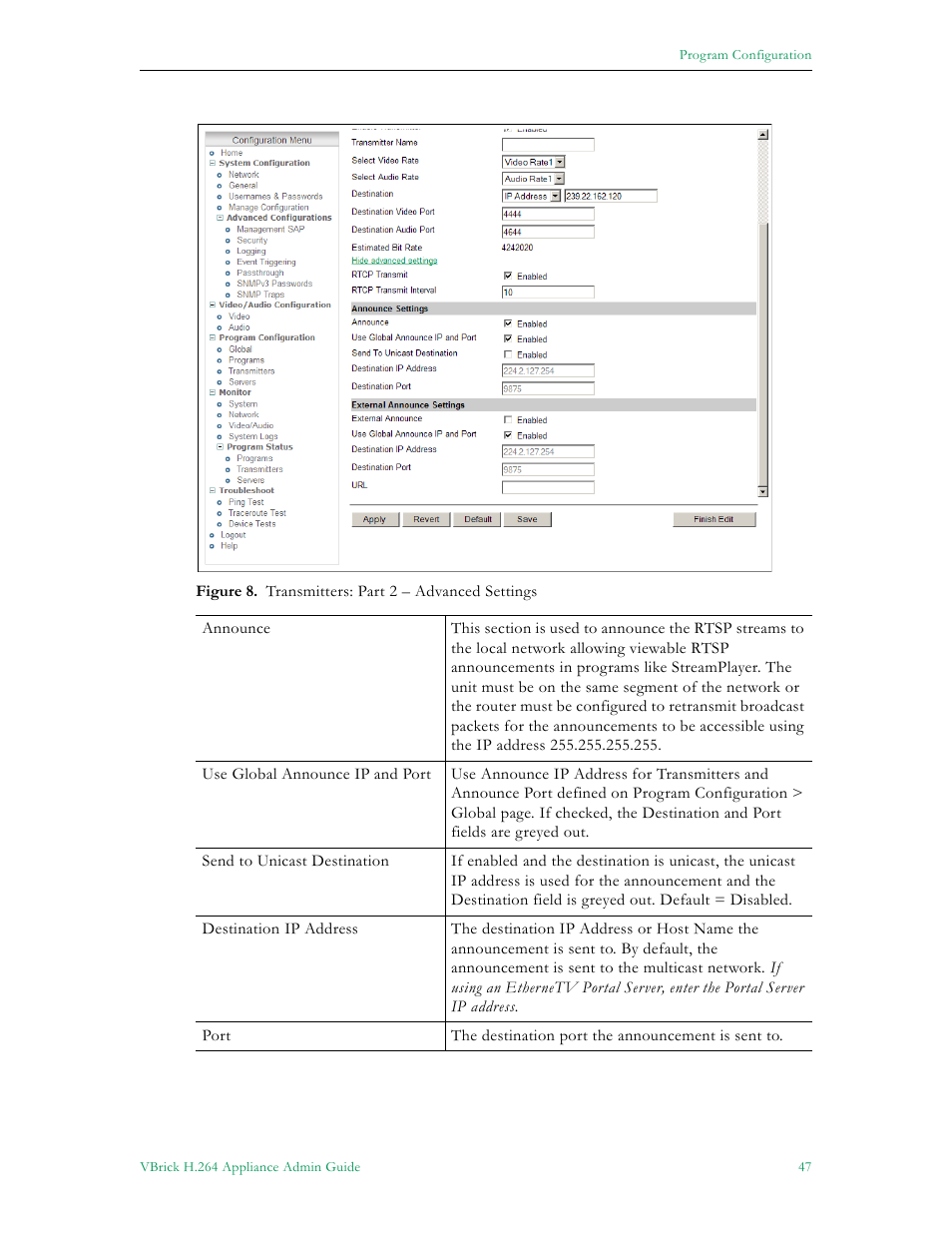 VBrick Systems 7000 User Manual | Page 53 / 76