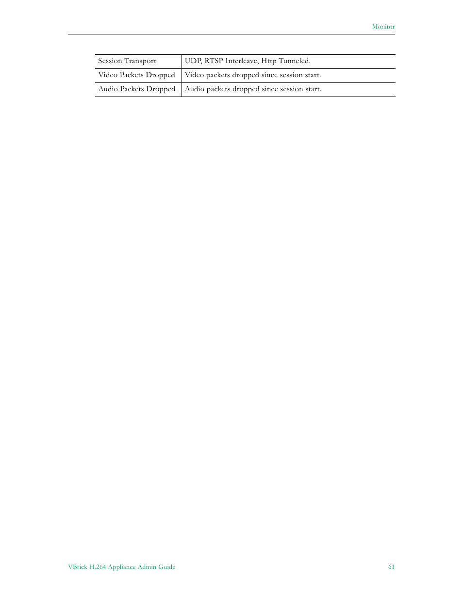 VBrick Systems 7000 User Manual | Page 67 / 76