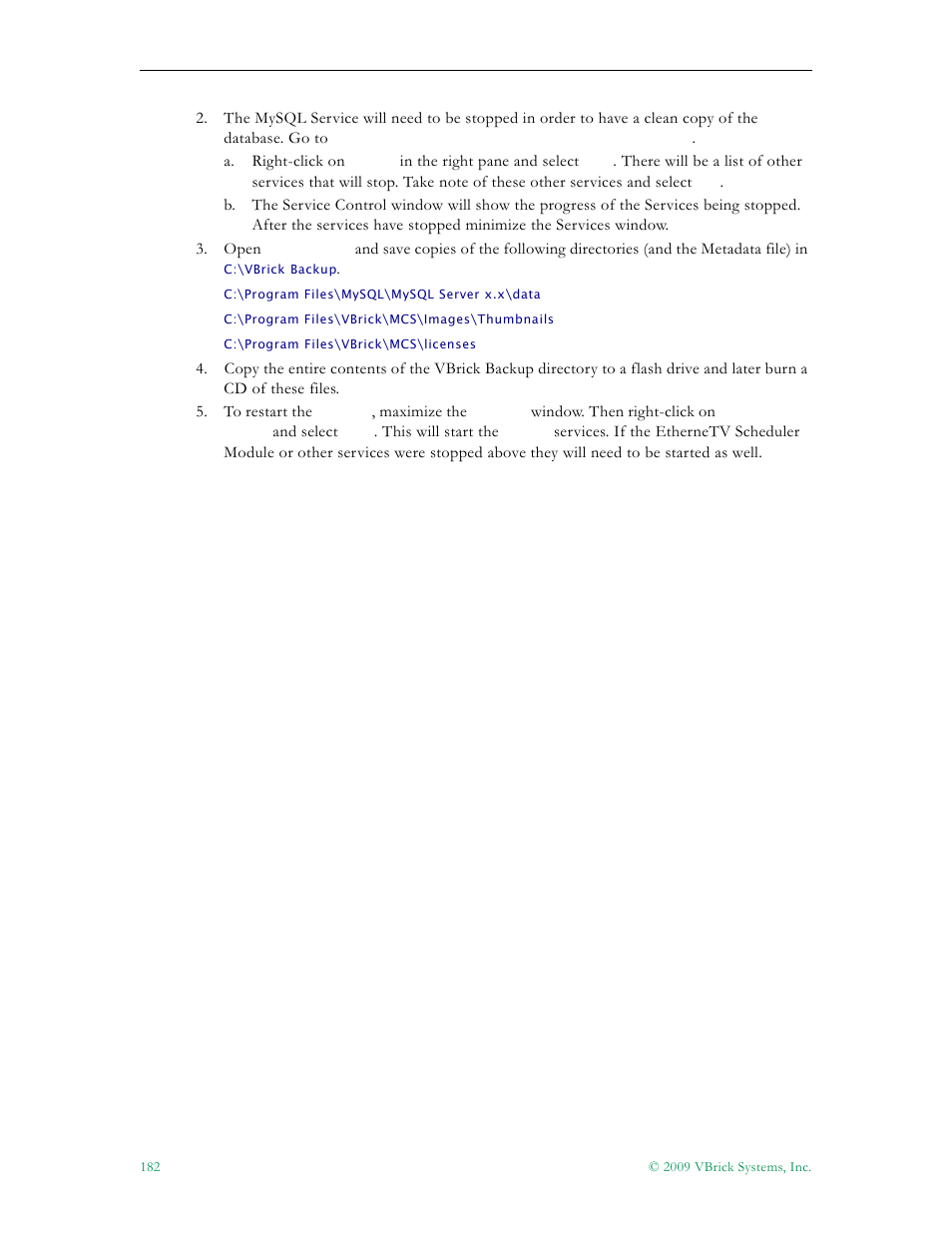 VBrick Systems ETHERNETV 4410-0118-0009 User Manual | Page 194 / 202