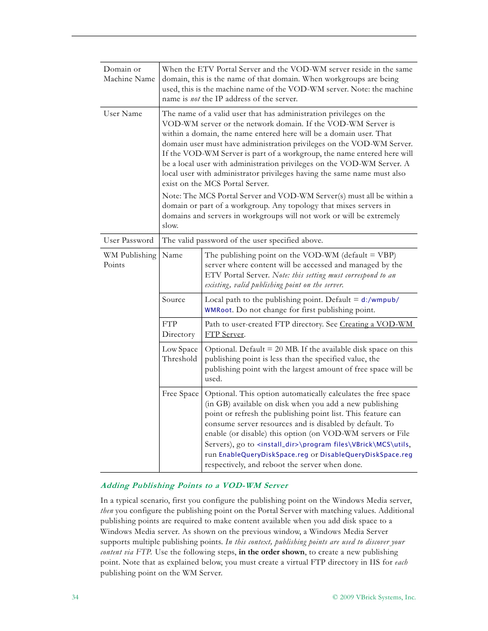 VBrick Systems ETHERNETV 4410-0118-0009 User Manual | Page 46 / 202