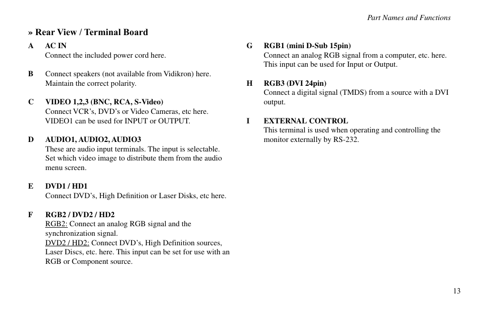 Vidikron VP-60 User Manual | Page 14 / 117