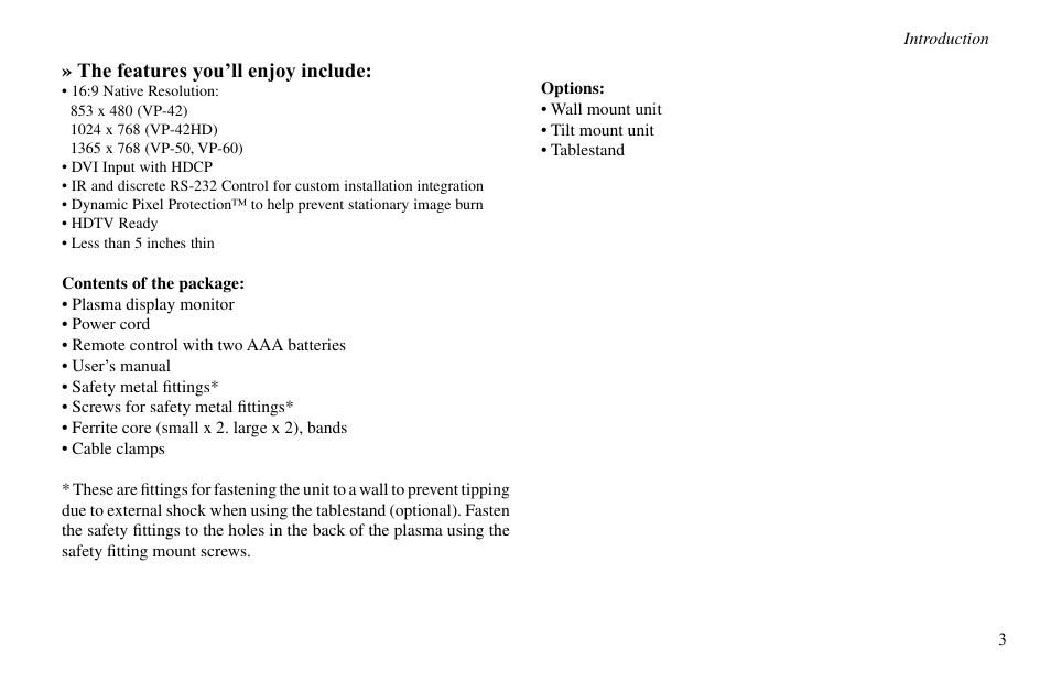 Vidikron VP-60 User Manual | Page 4 / 117