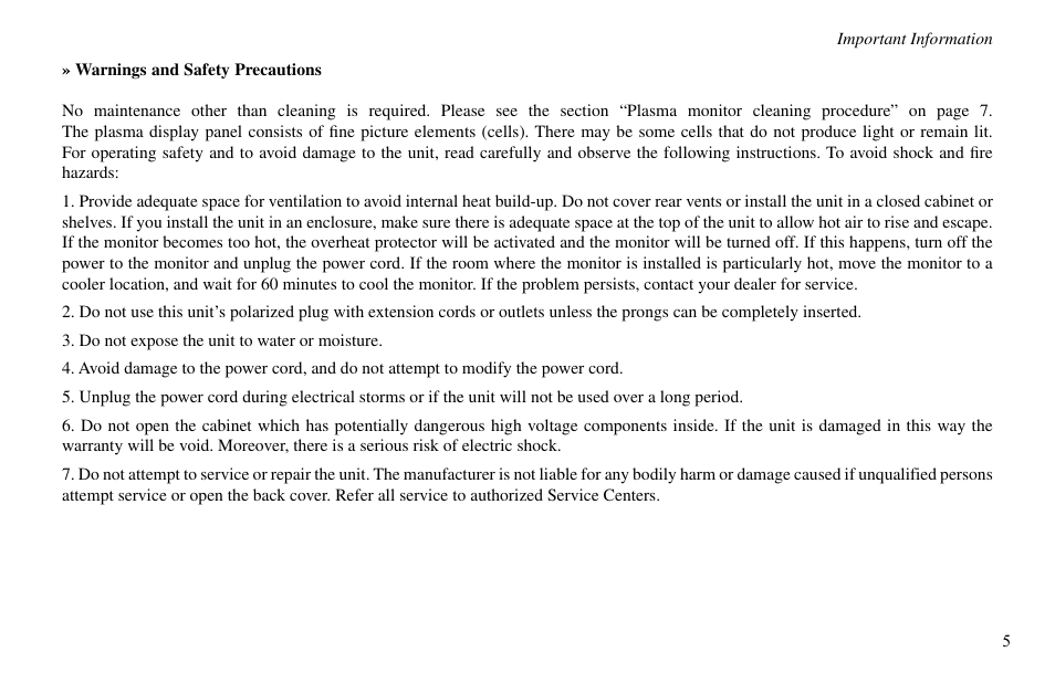 Vidikron VP-60 User Manual | Page 6 / 117