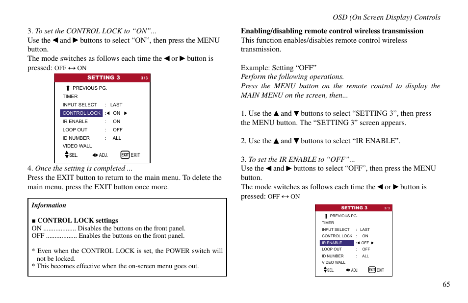 Vidikron VP-60 User Manual | Page 66 / 117
