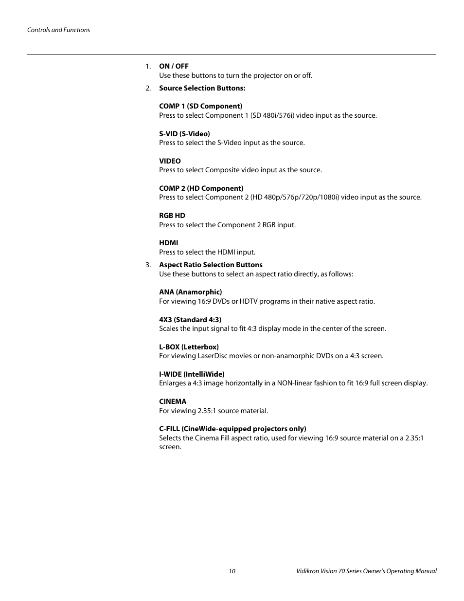 Pre l iminar y | Vidikron SERIES 1080p User Manual | Page 22 / 88