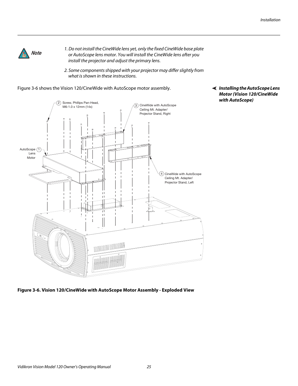 Pre l iminar y | Vidikron Vision v120 User Manual | Page 37 / 88