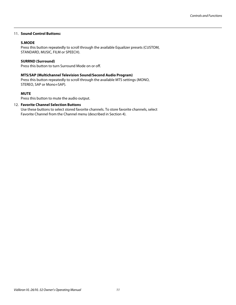 Vidikron VL-26HD User Manual | Page 21 / 66