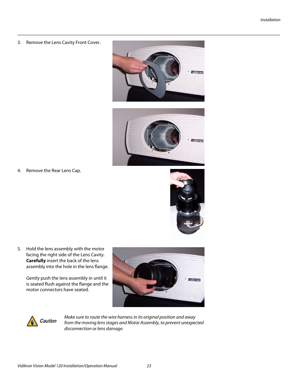 Pre l iminar y | Vidikron Vision 120 User Manual | Page 37 / 92