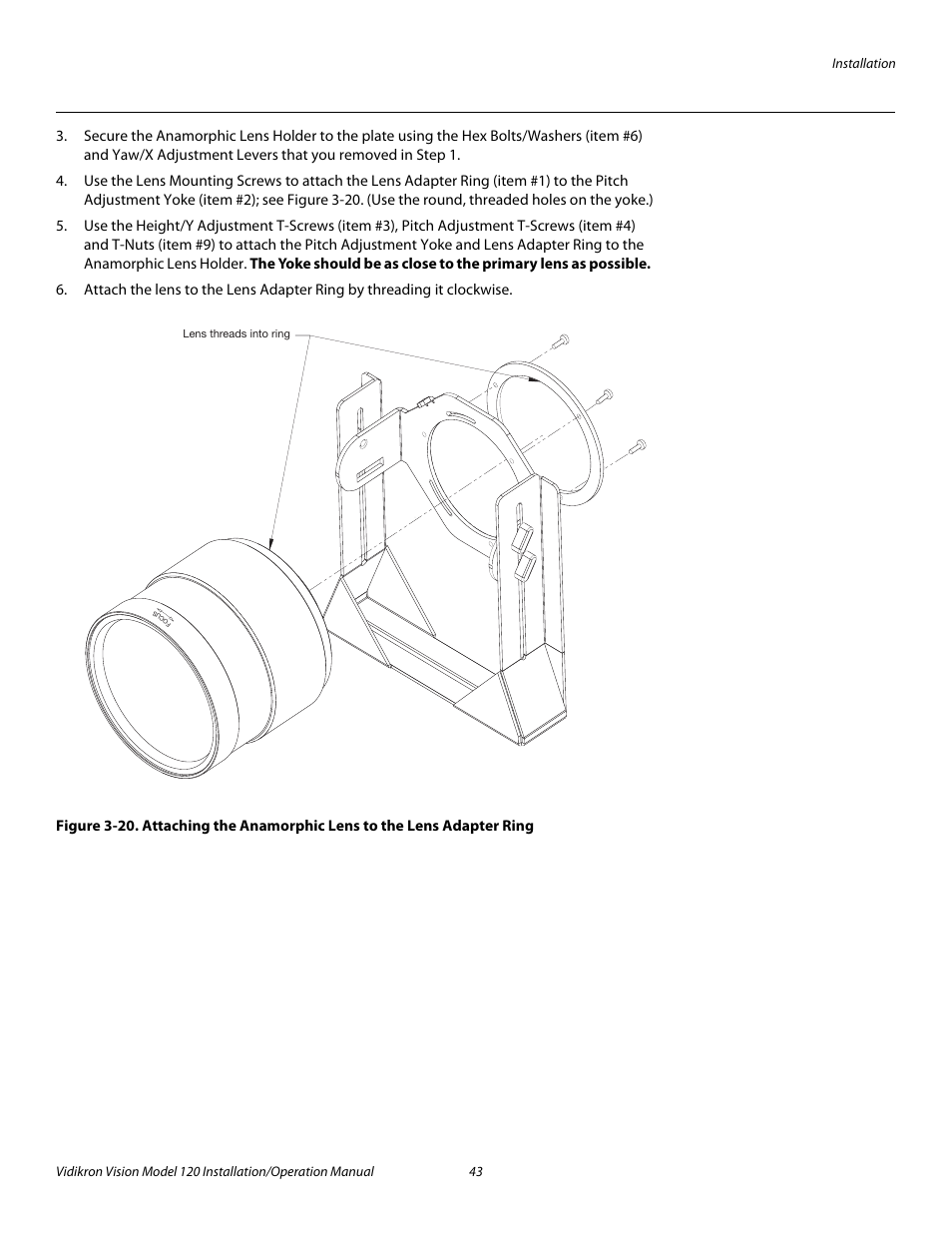 Pre l iminar y | Vidikron Vision 120 User Manual | Page 57 / 92