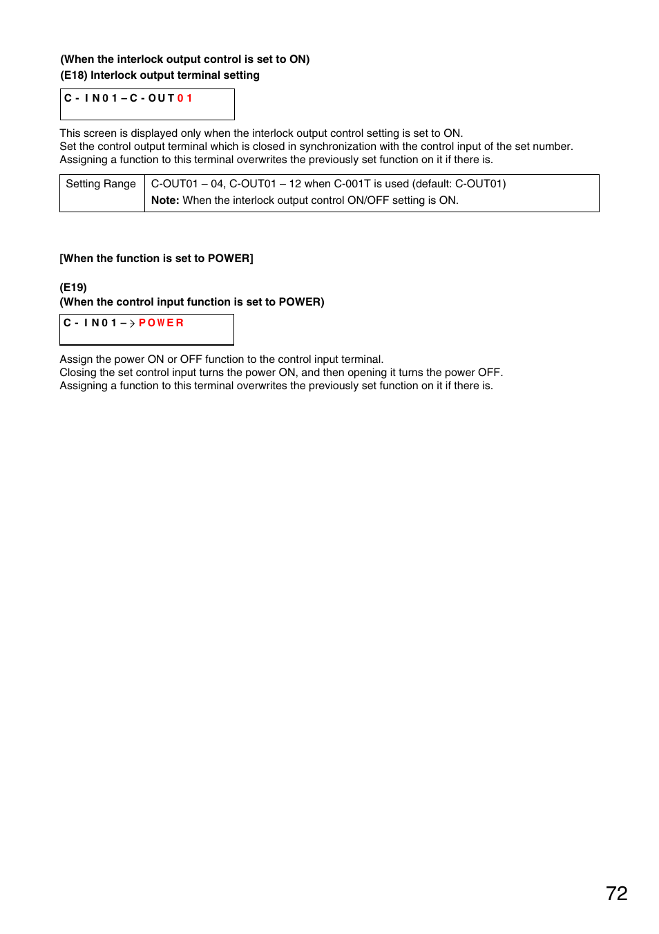 P. 72-e19), P. 72-e18) | Vax M-9000 User Manual | Page 72 / 138