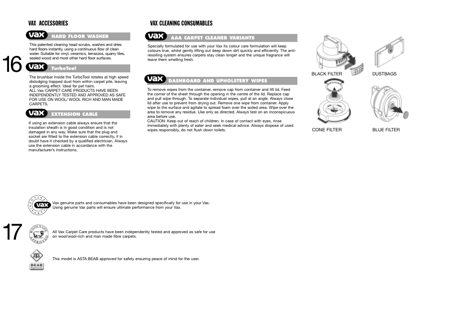 Vax 6135 User Manual | Page 9 / 9