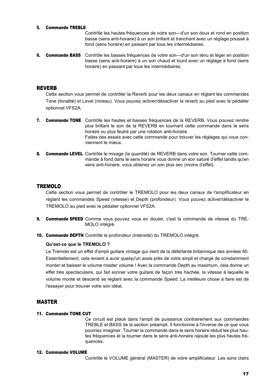 VOX Amplification USA AC15C1 User Manual | Page 17 / 46