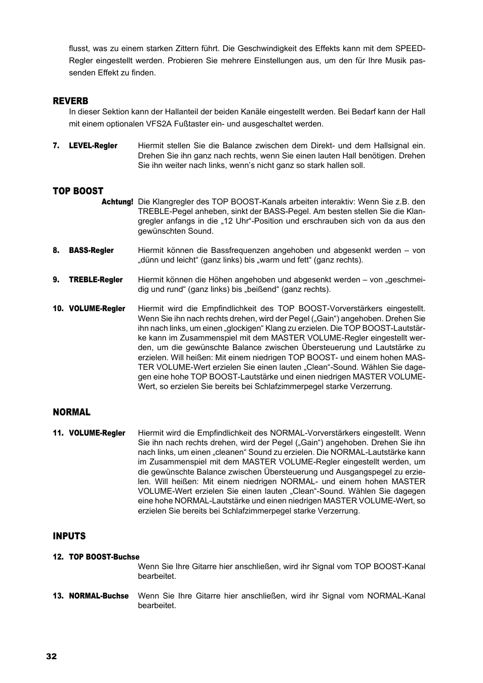 VOX Amplification USA AC15C1 User Manual | Page 32 / 46