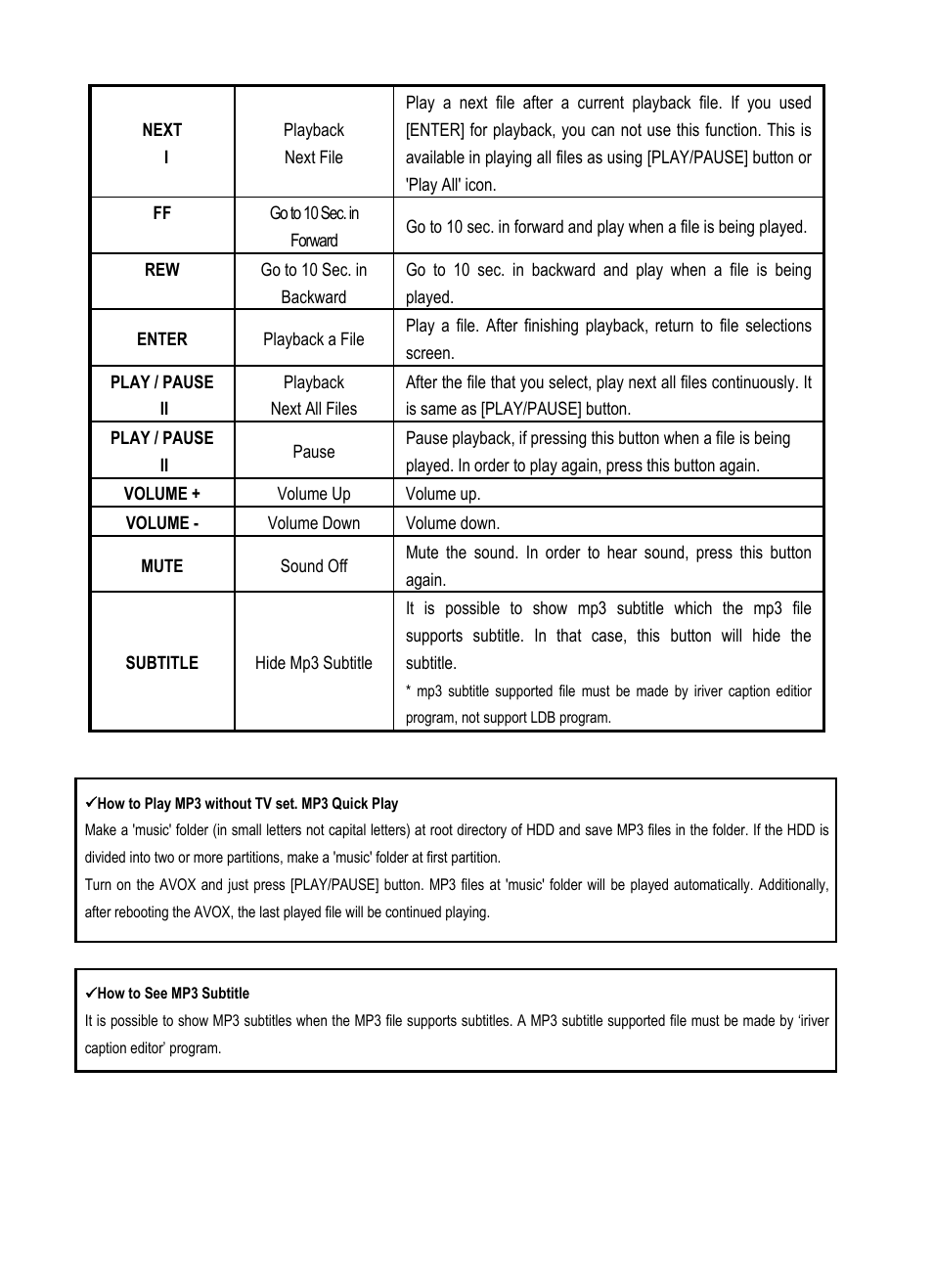 Vantec Jukebox User Manual | Page 31 / 36
