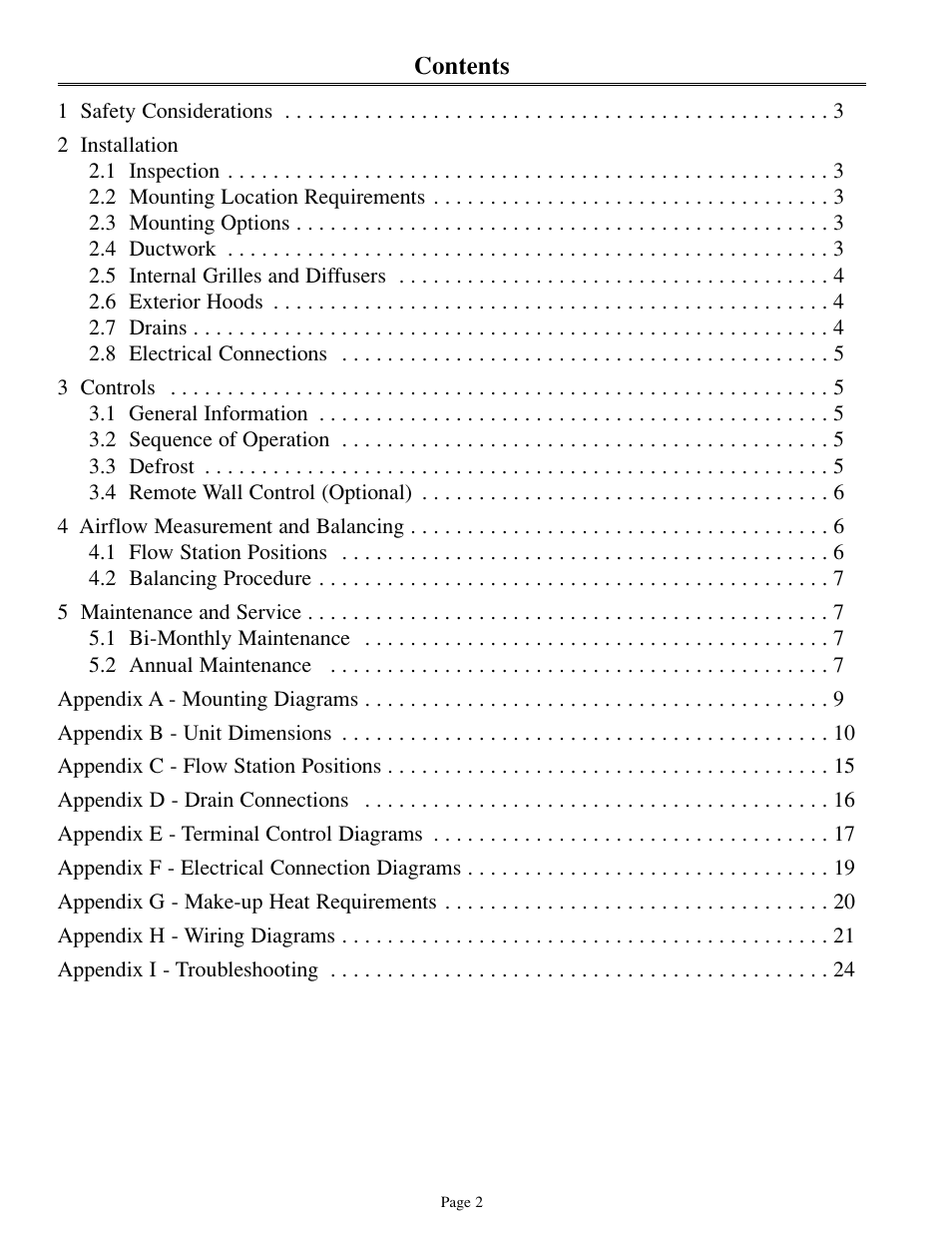 Venmar 700 cfm User Manual | Page 2 / 24