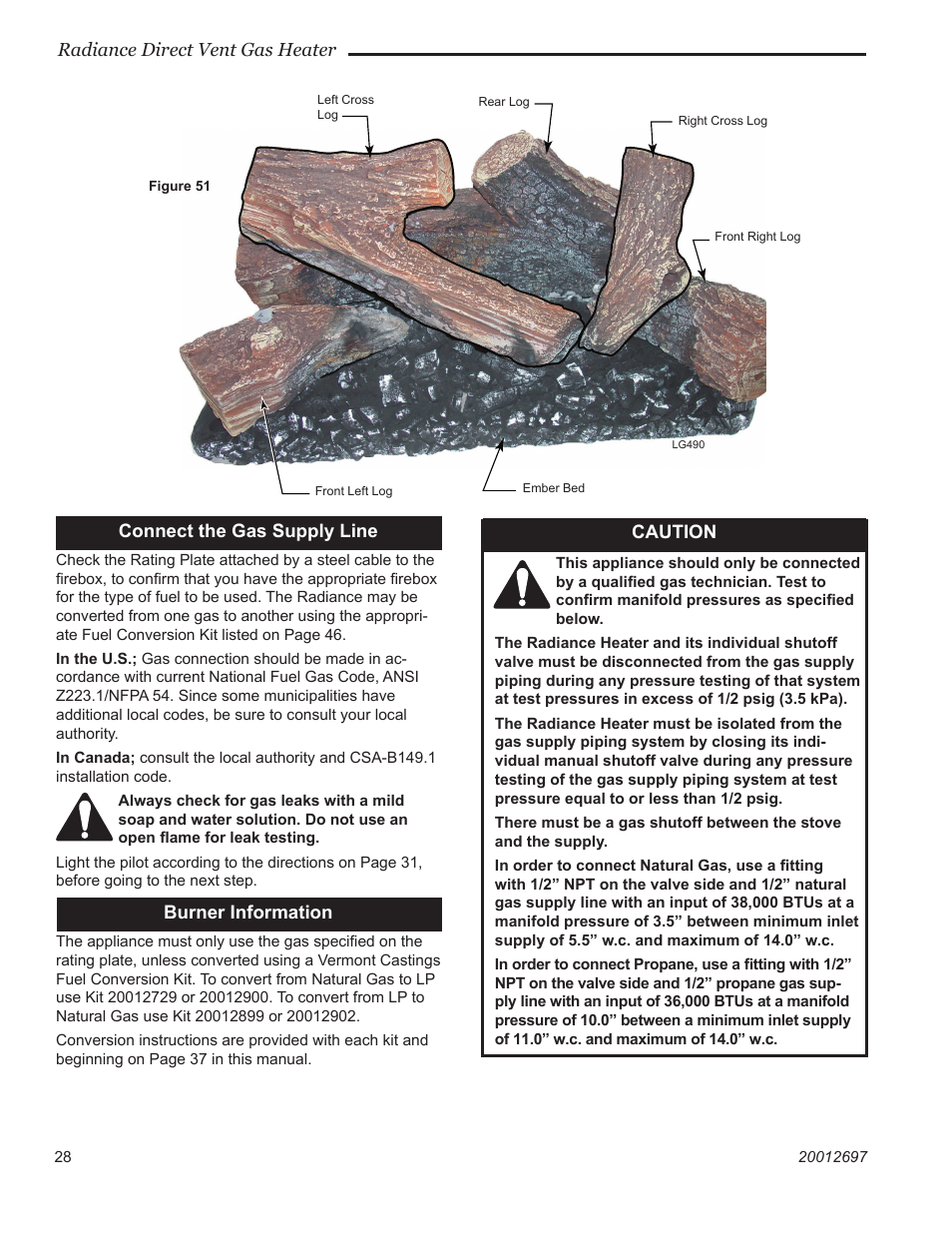 Vermont Castings RADVTCB User Manual | Page 28 / 52