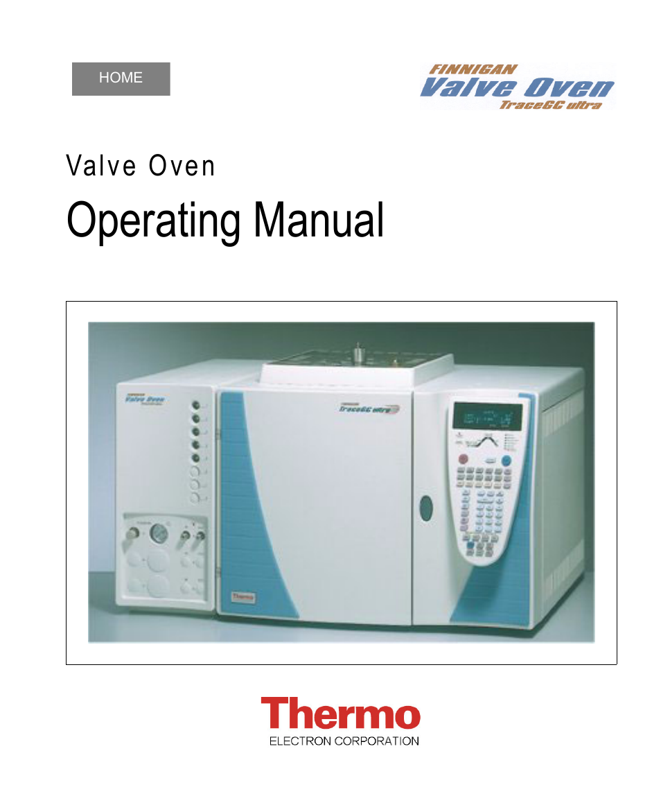 Valco electronic Valve Oven User Manual | 62 pages