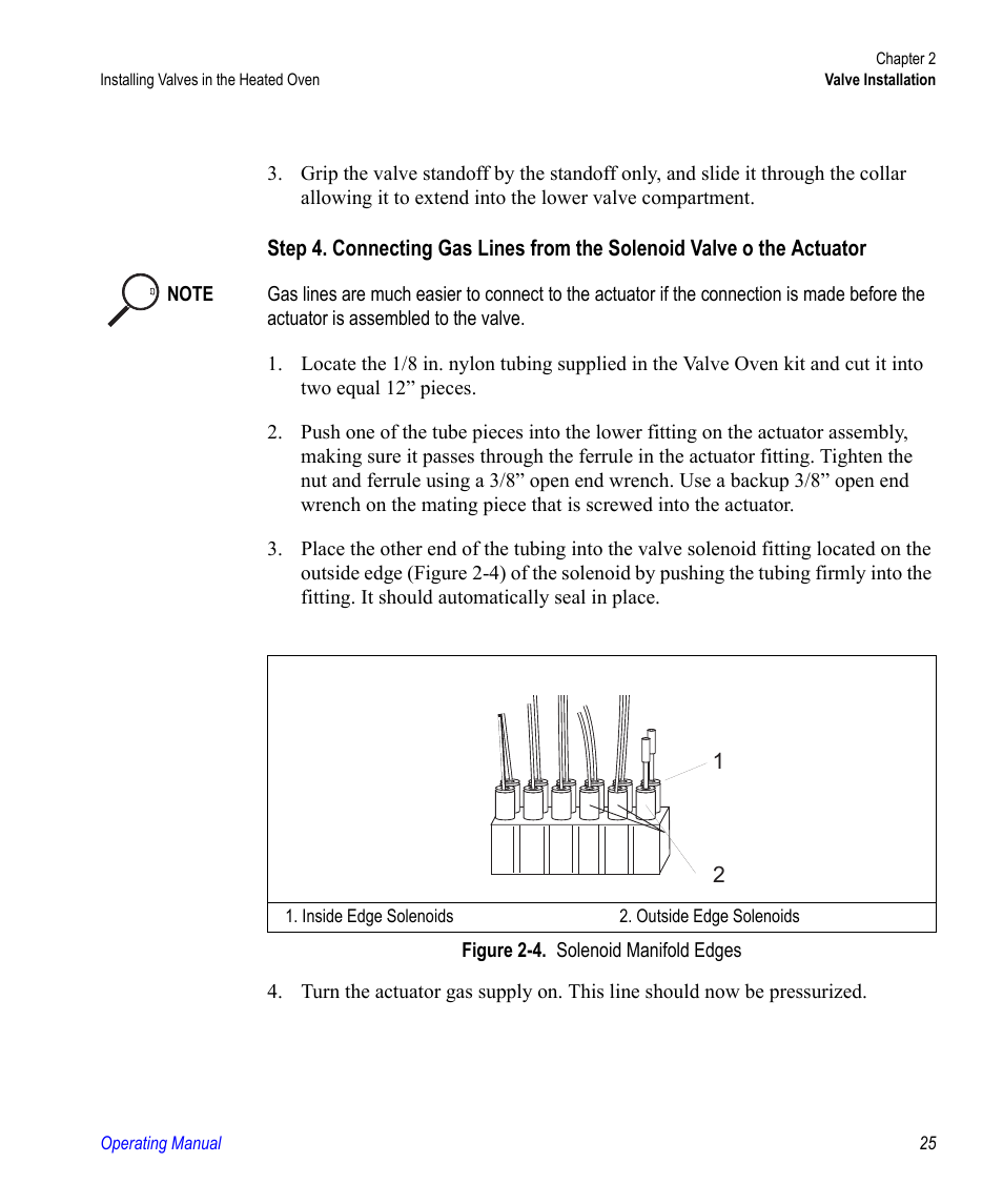 Valco electronic Valve Oven User Manual | Page 25 / 62