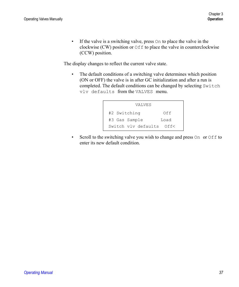 Valco electronic Valve Oven User Manual | Page 37 / 62