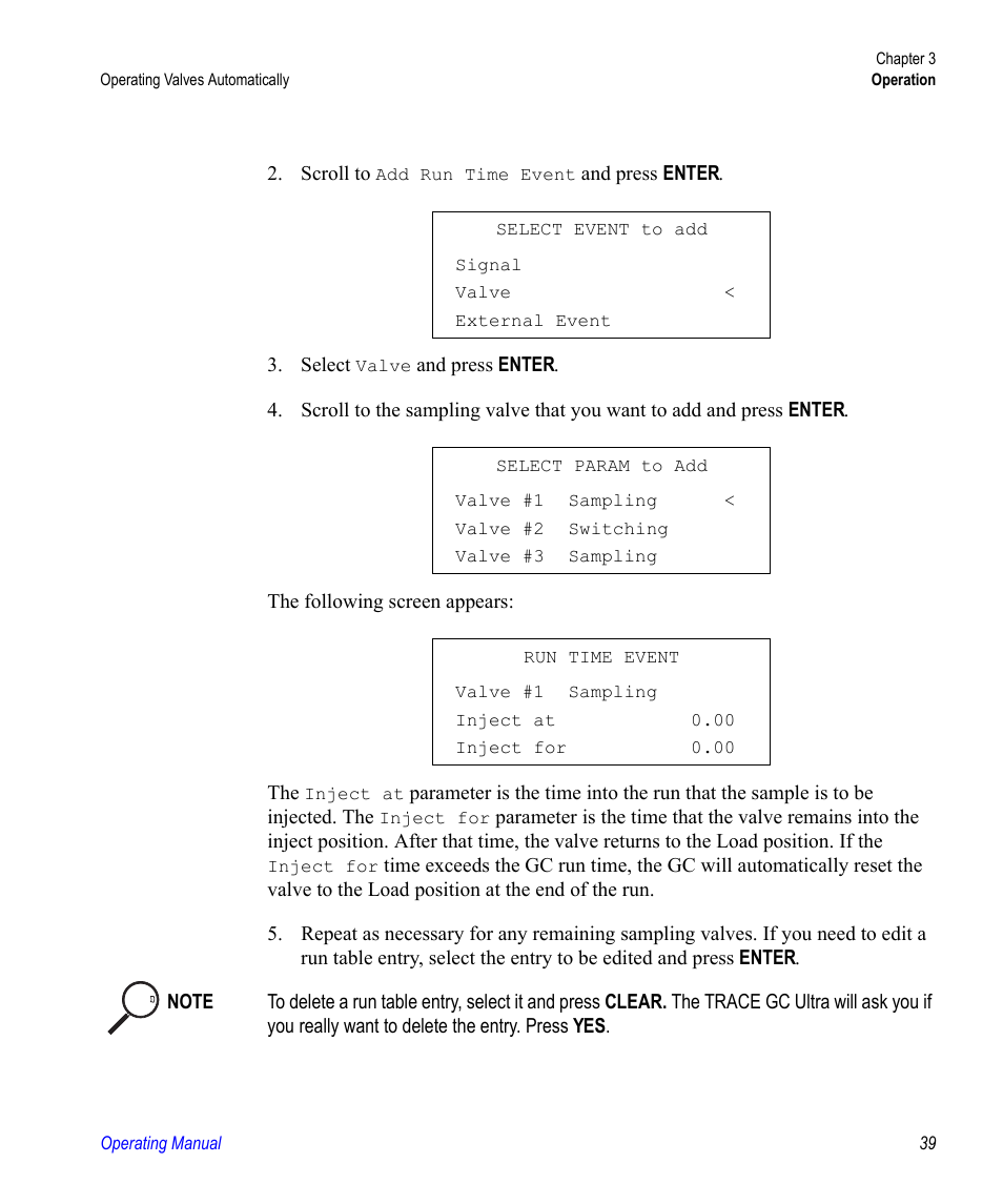 Valco electronic Valve Oven User Manual | Page 39 / 62