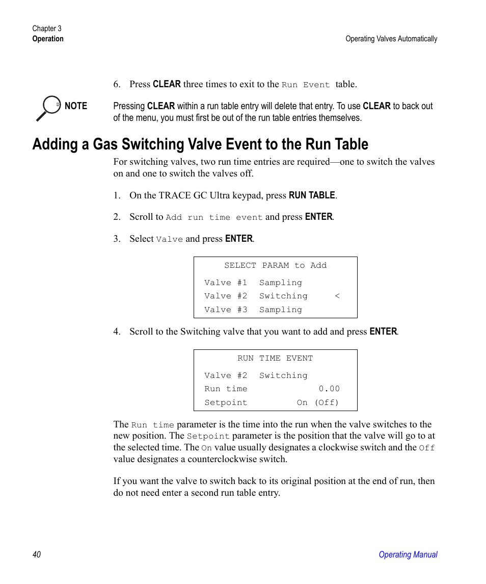 Valco electronic Valve Oven User Manual | Page 40 / 62