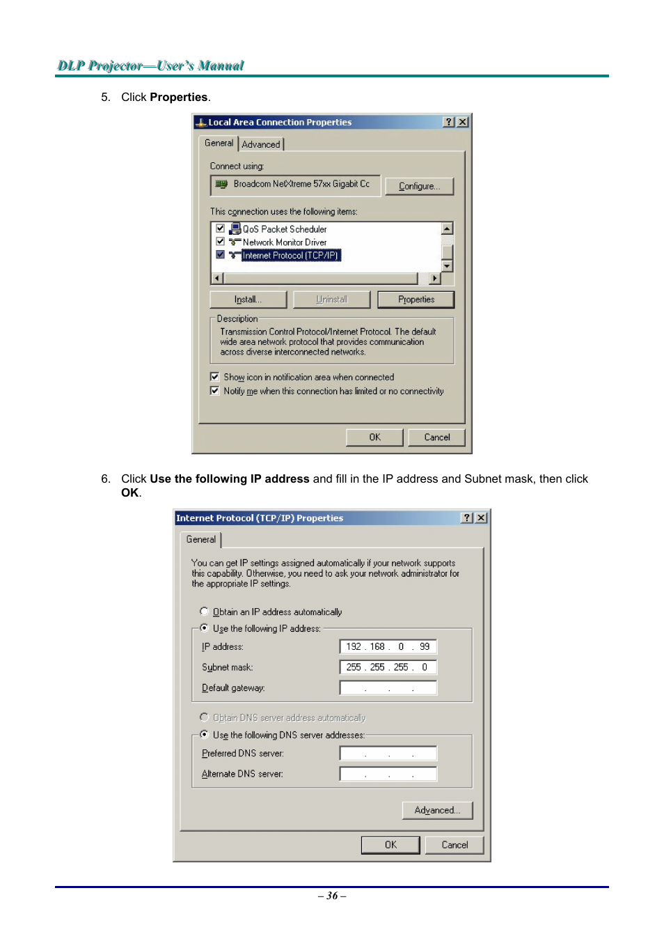 Vivitek D9 User Manual | Page 42 / 60