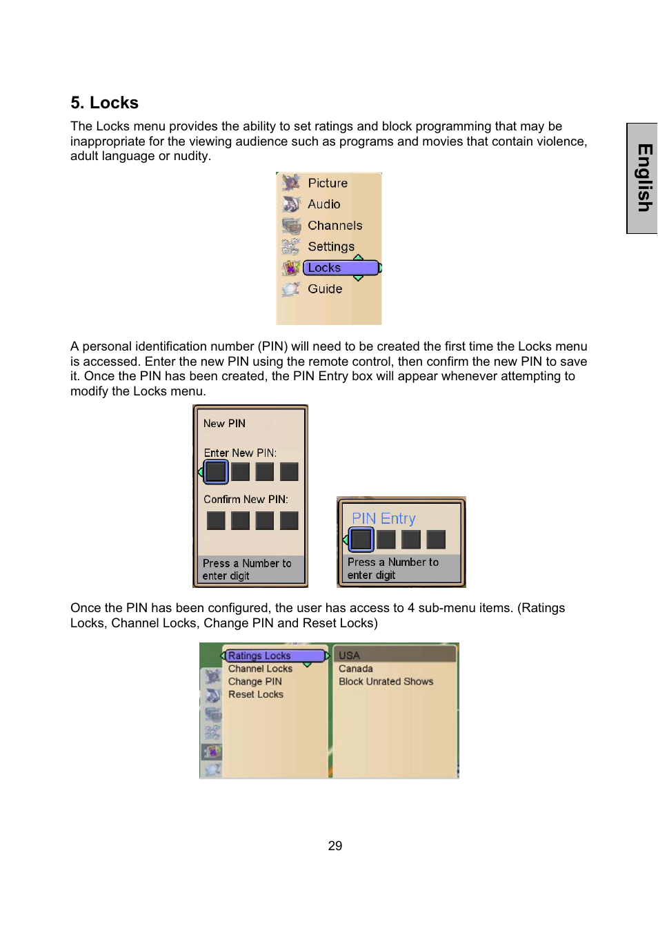 English | Vivitek LCD-TV User Manual | Page 31 / 46