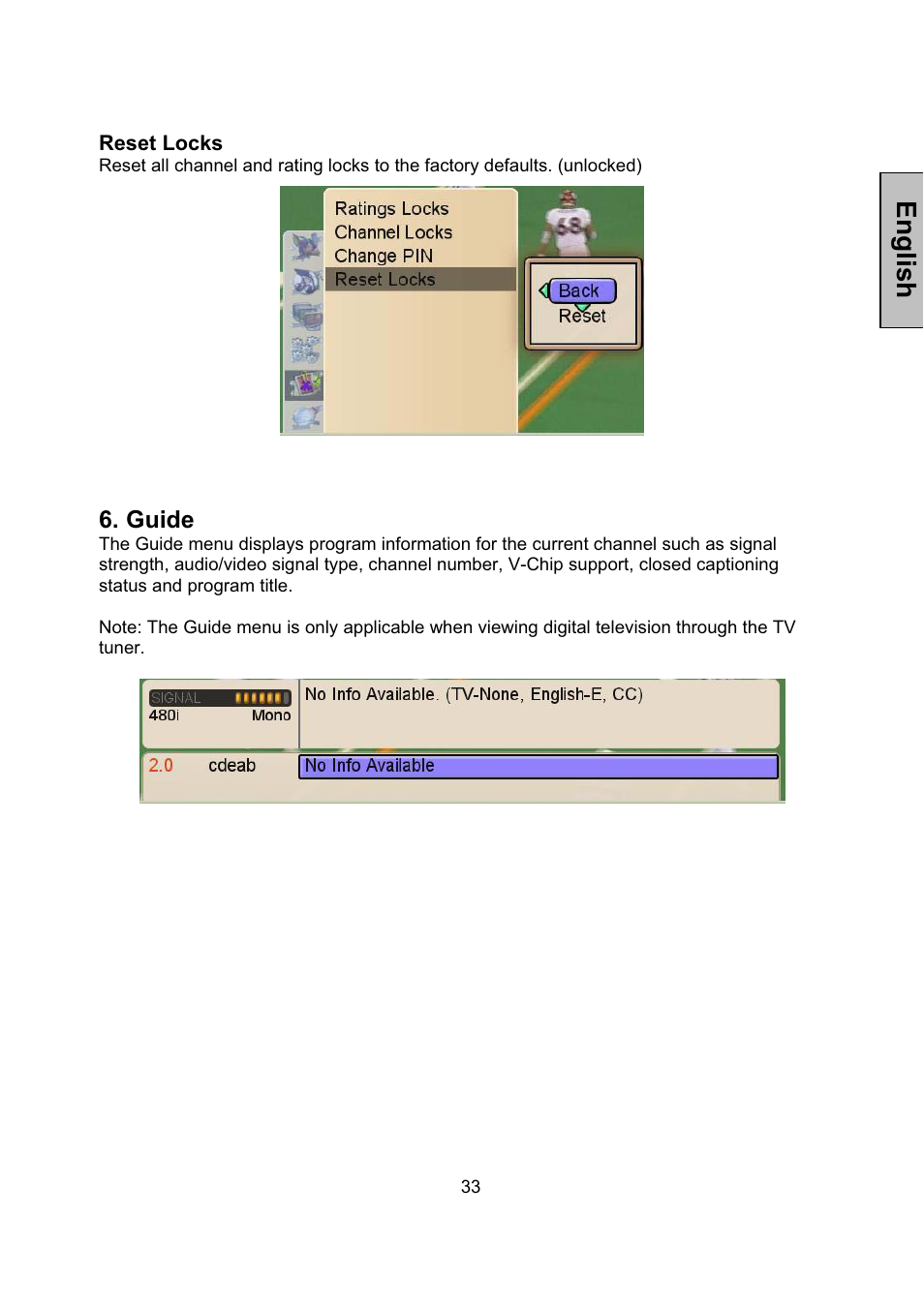 English | Vivitek LCD-TV User Manual | Page 35 / 46