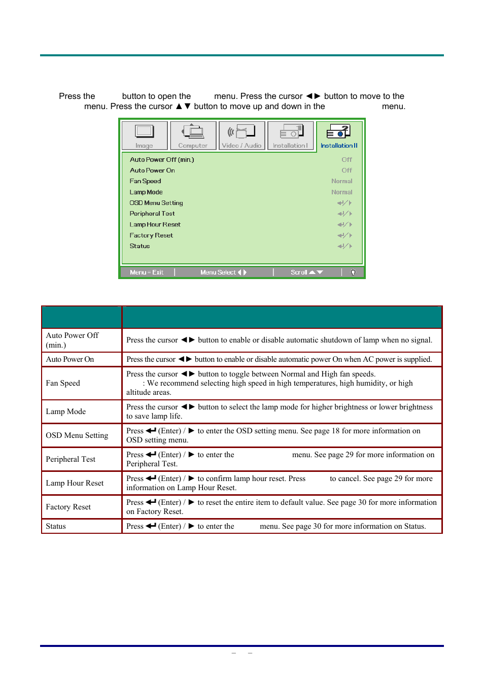 Vivitek D326 User Manual | Page 33 / 52
