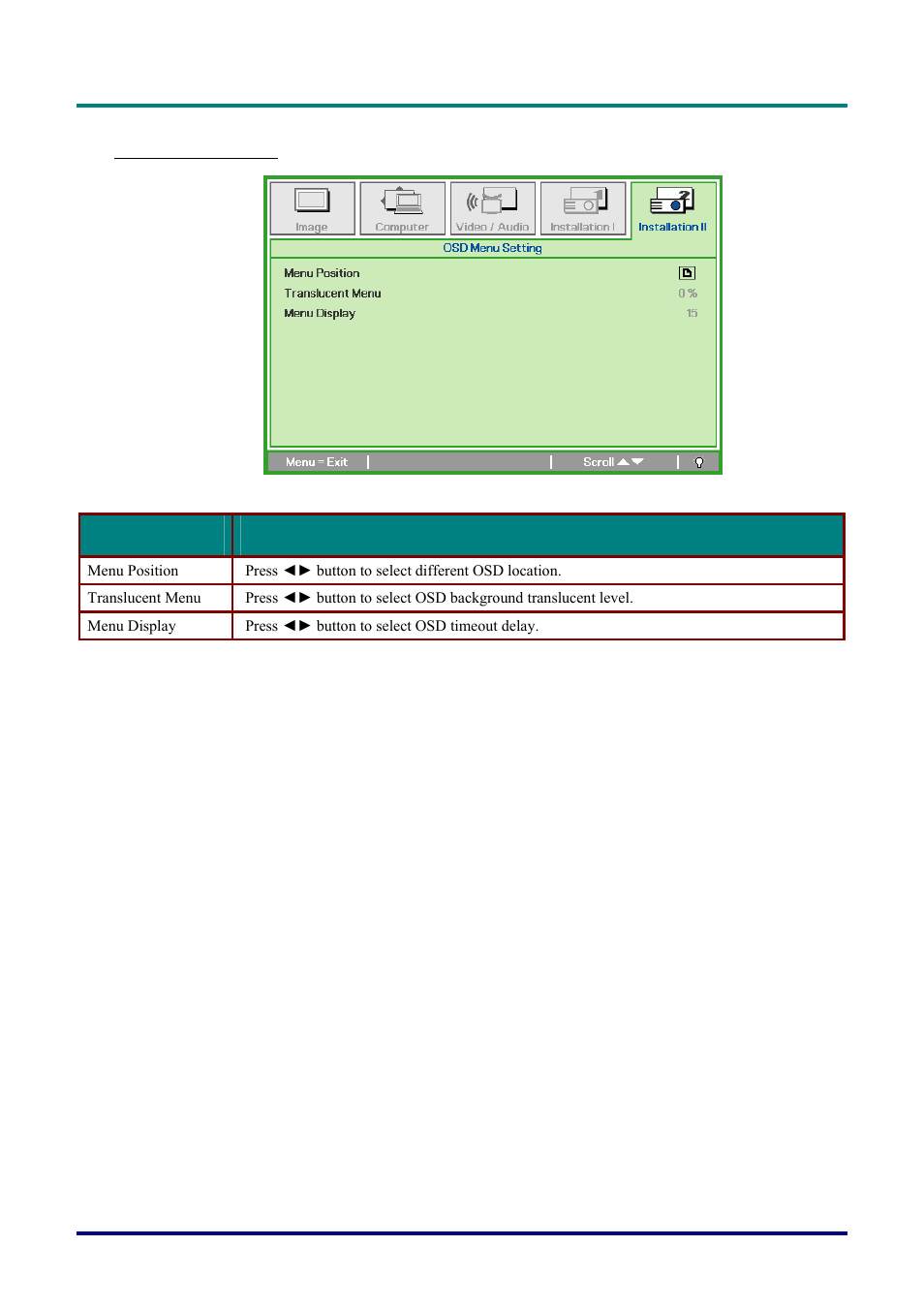 Vivitek D326 User Manual | Page 34 / 52