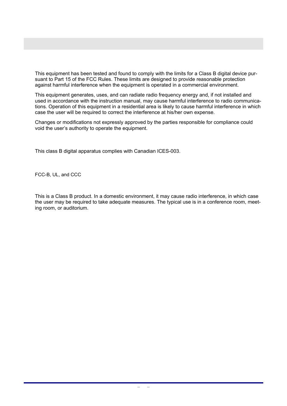 Egulatory, Ompliance | Vivitek D326 User Manual | Page 52 / 52