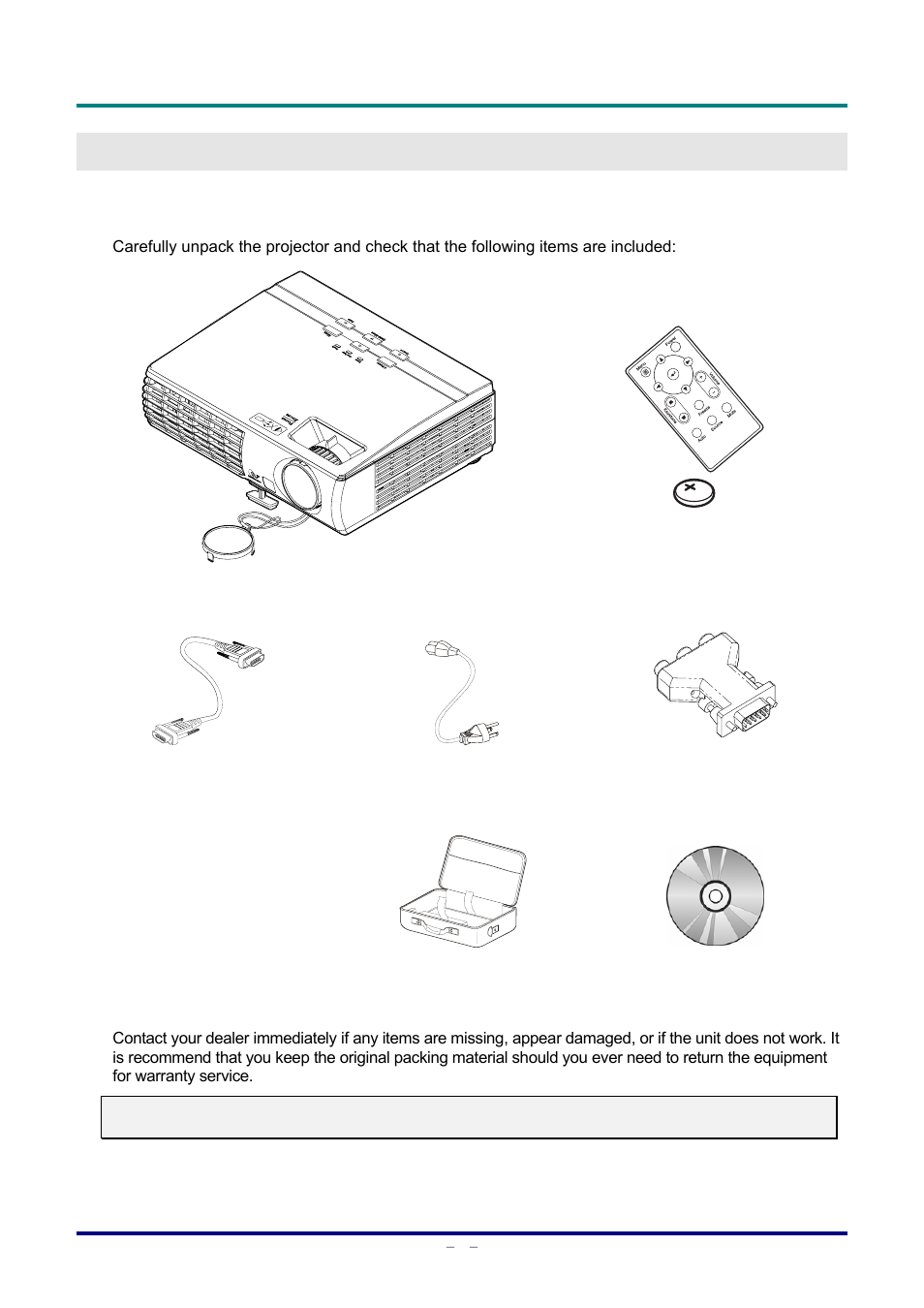 Etting, Tarted | Vivitek D326 User Manual | Page 7 / 52