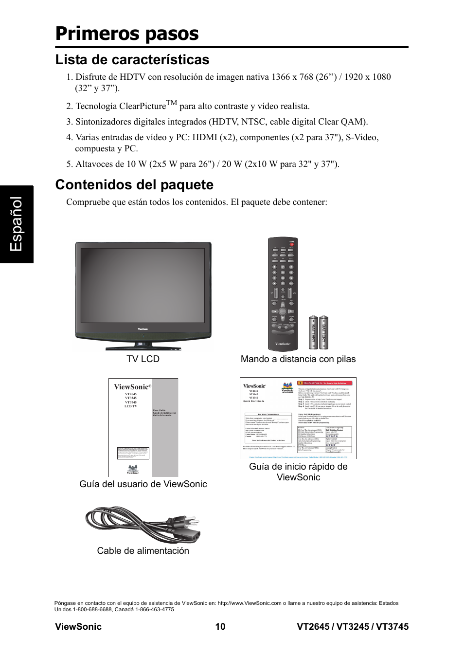 VIEWSONIC VT3745 User Manual | Page 16 / 55
