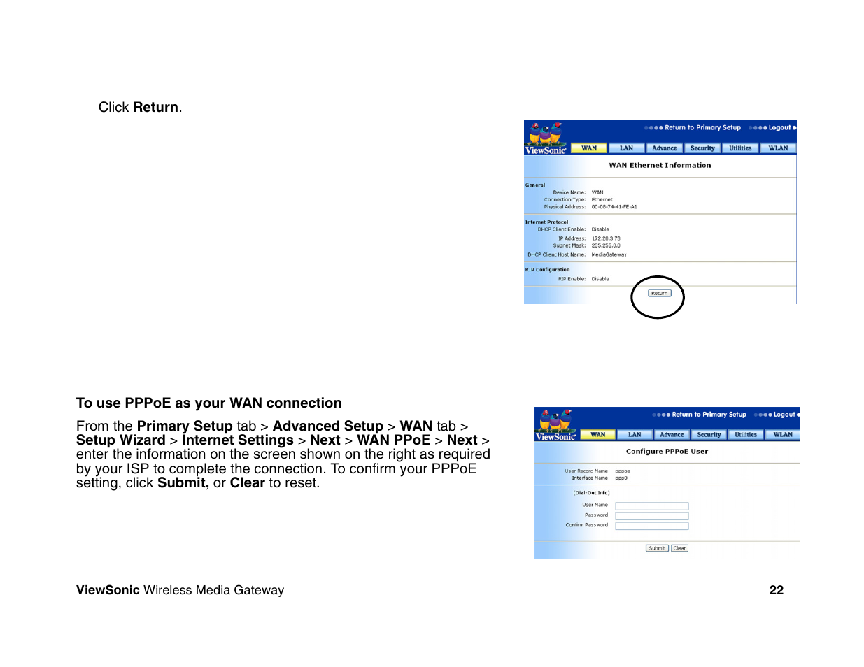 VIEWSONIC Wireless Media Gateway WMG80 User Manual | Page 28 / 105